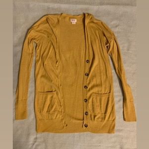 Mustard Yellow Cardigan